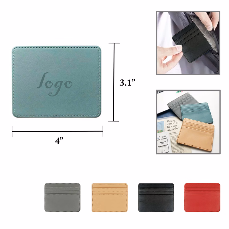 MOQ50 PU Leather Wallet With Multiple Card Slots