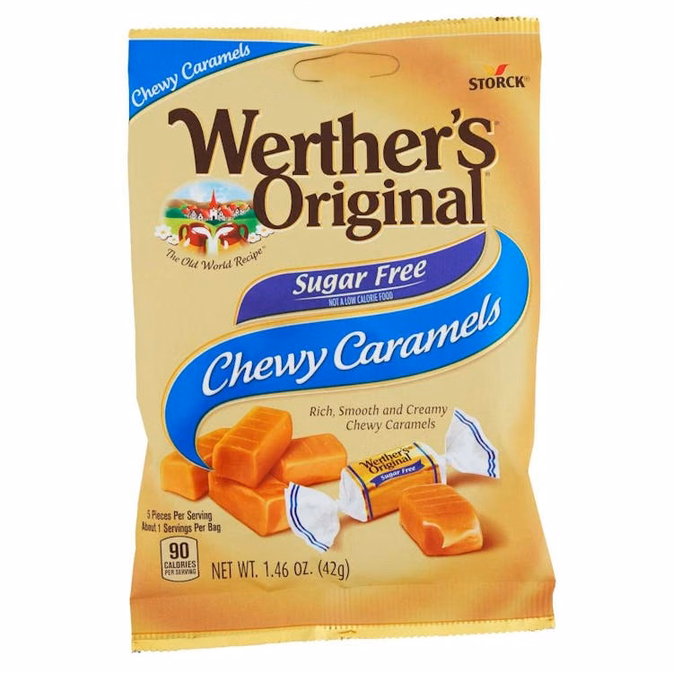 Werther's Original Sugar Free Chewy Candy Caramel