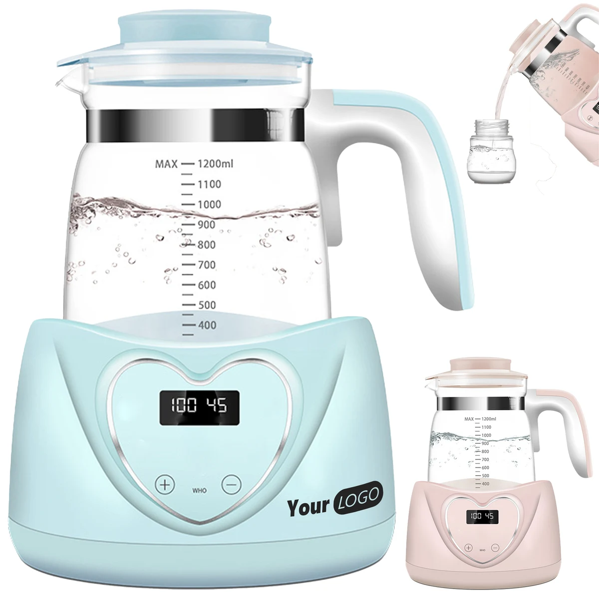 Glass Intelligent Constant Temperature Water Kettle 1