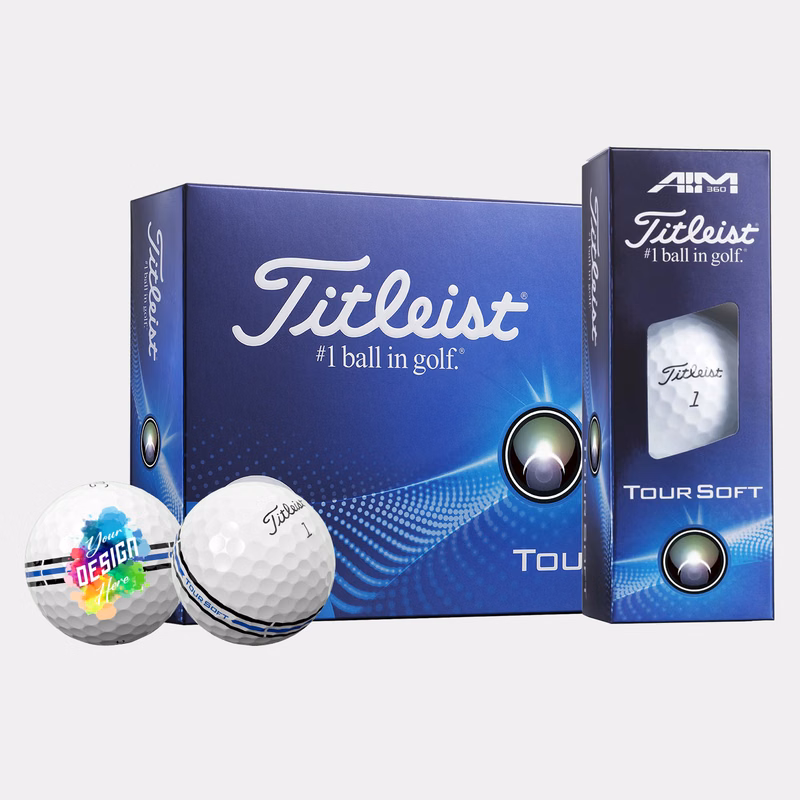 Titleist® 12 Pack Tour Soft AIM 360 Golf Balls