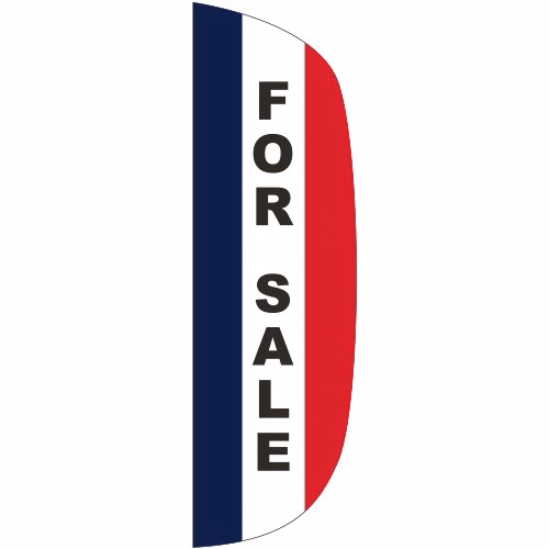 "FOR SALE" 3' x 10' Message Flutter Flag