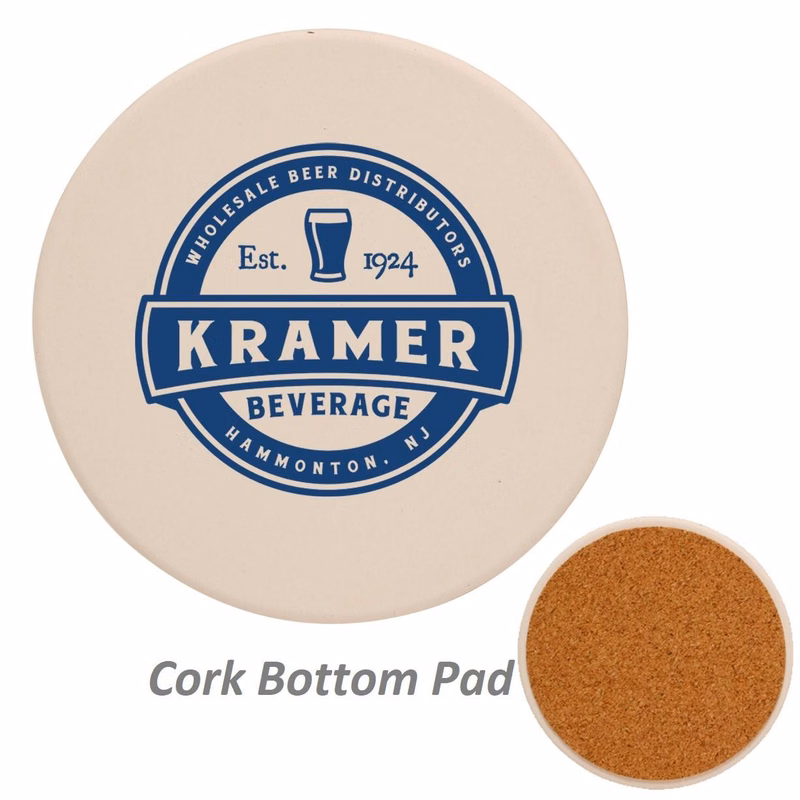 Custom Round Ceramic Coasters