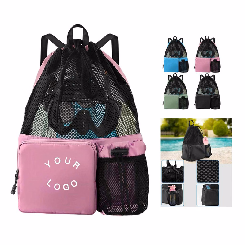 Durable Drawstring Gym Backpack with Straps