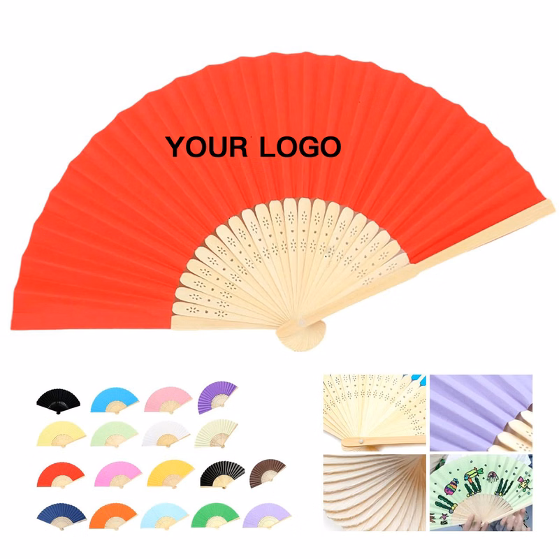 Traditional Paper Fan for Outdoor Use