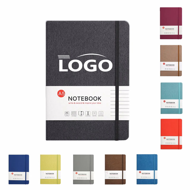 Practical A5 Fabric Notebook With Pen Holder