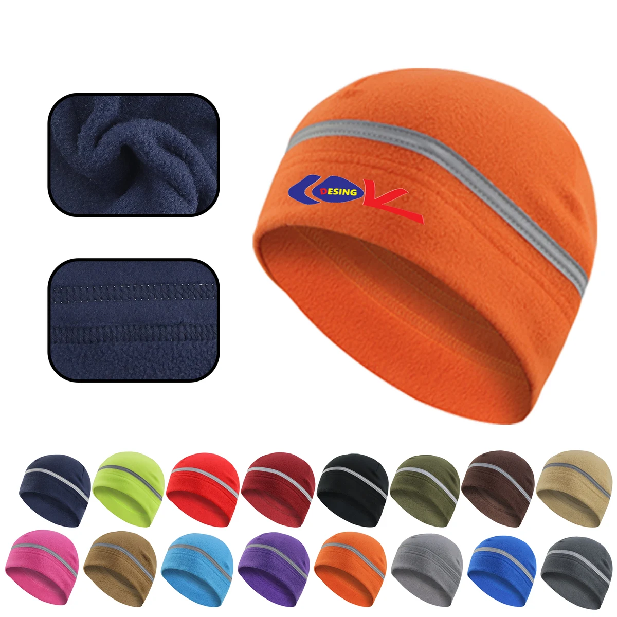 MOQ 20 PCS Thermal Ski Hat 1