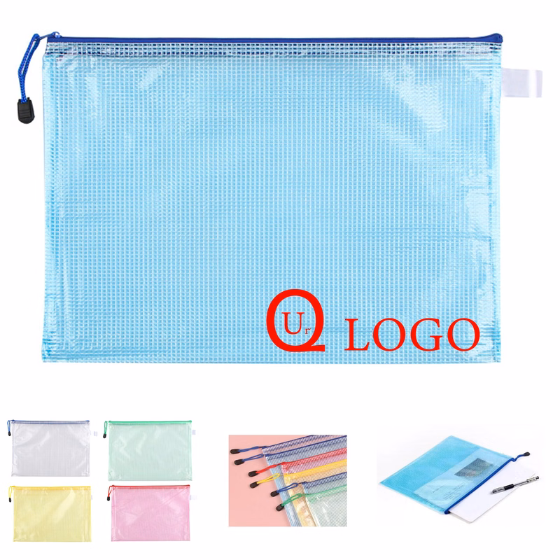 Transparent Mesh A5 Grid Bag