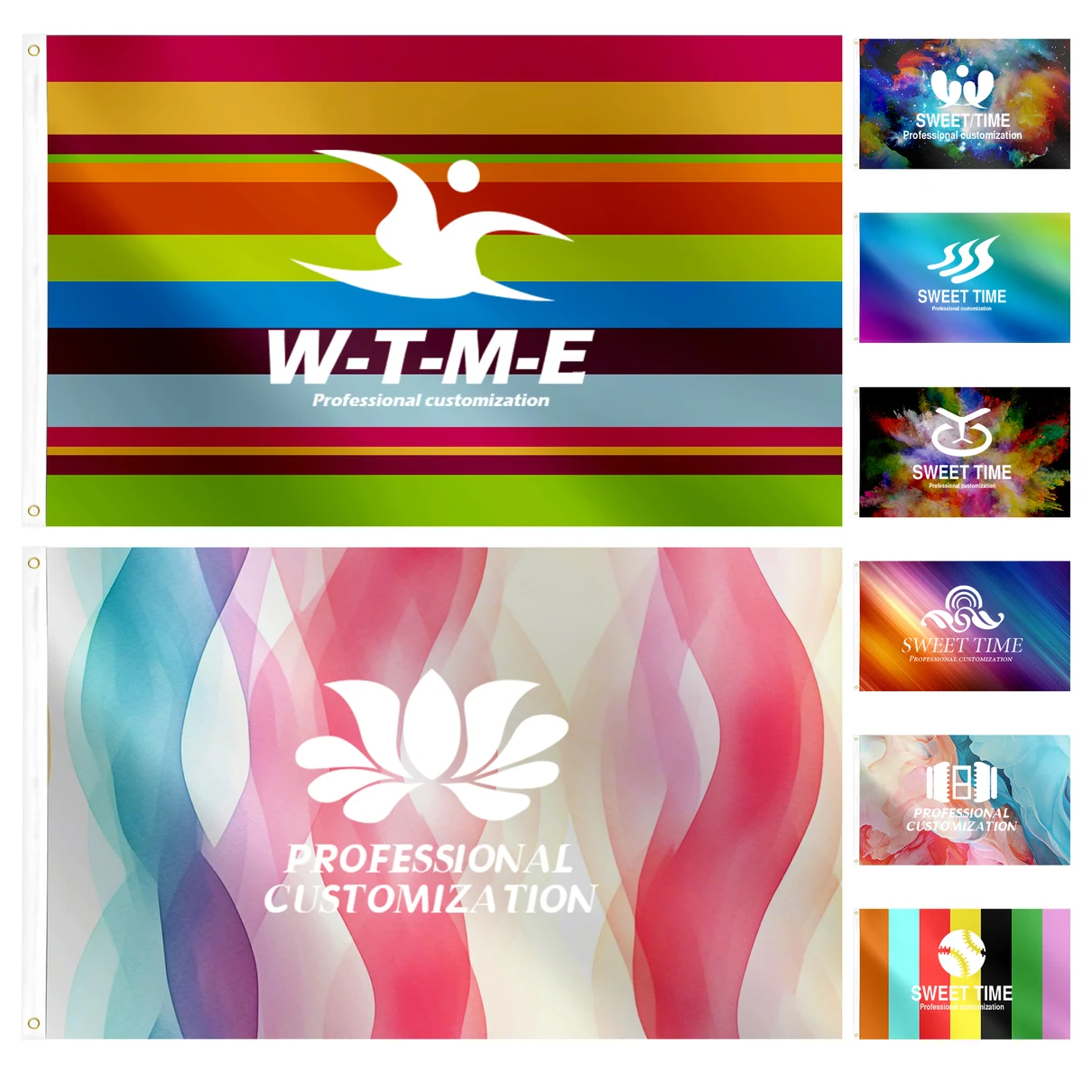 3' x 5' Double-Sided Printed Standard Flag 1