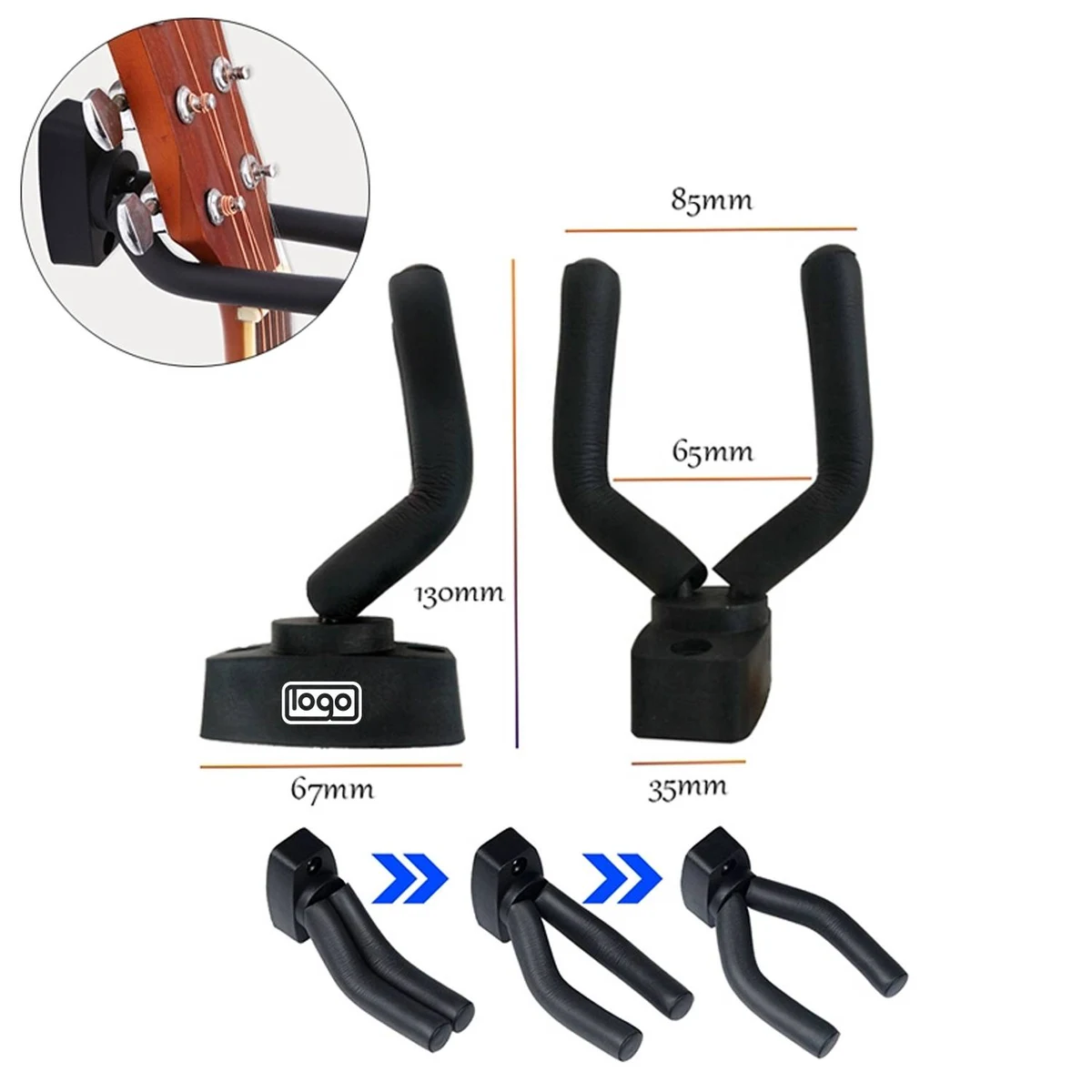 Ukulele Wall Hanger Guitar Holder 1