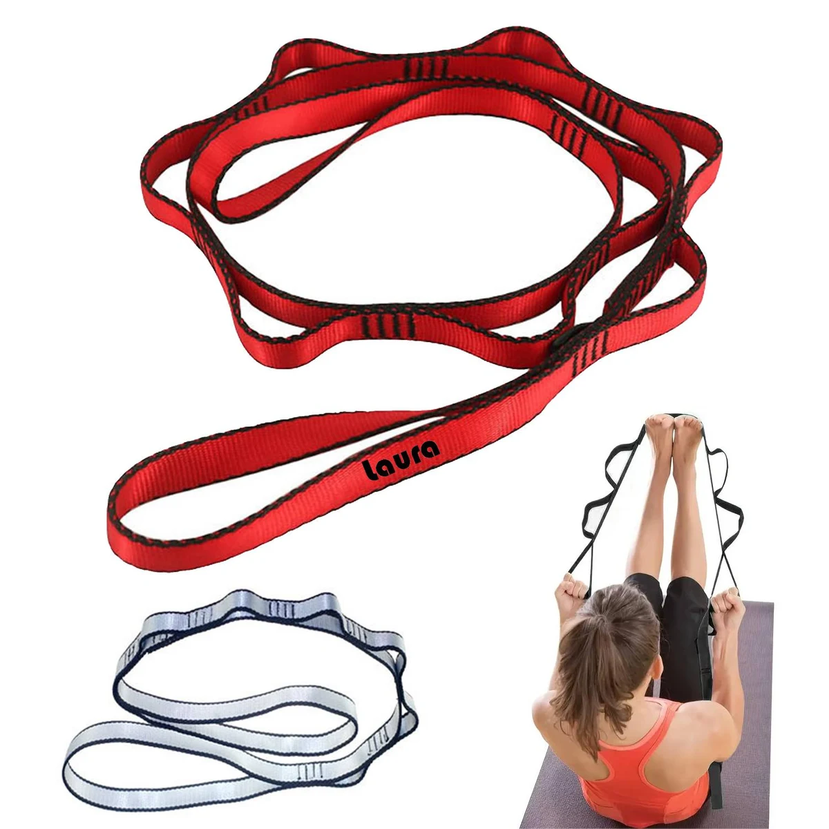 High-strength polyester webbing aerial yoga 1