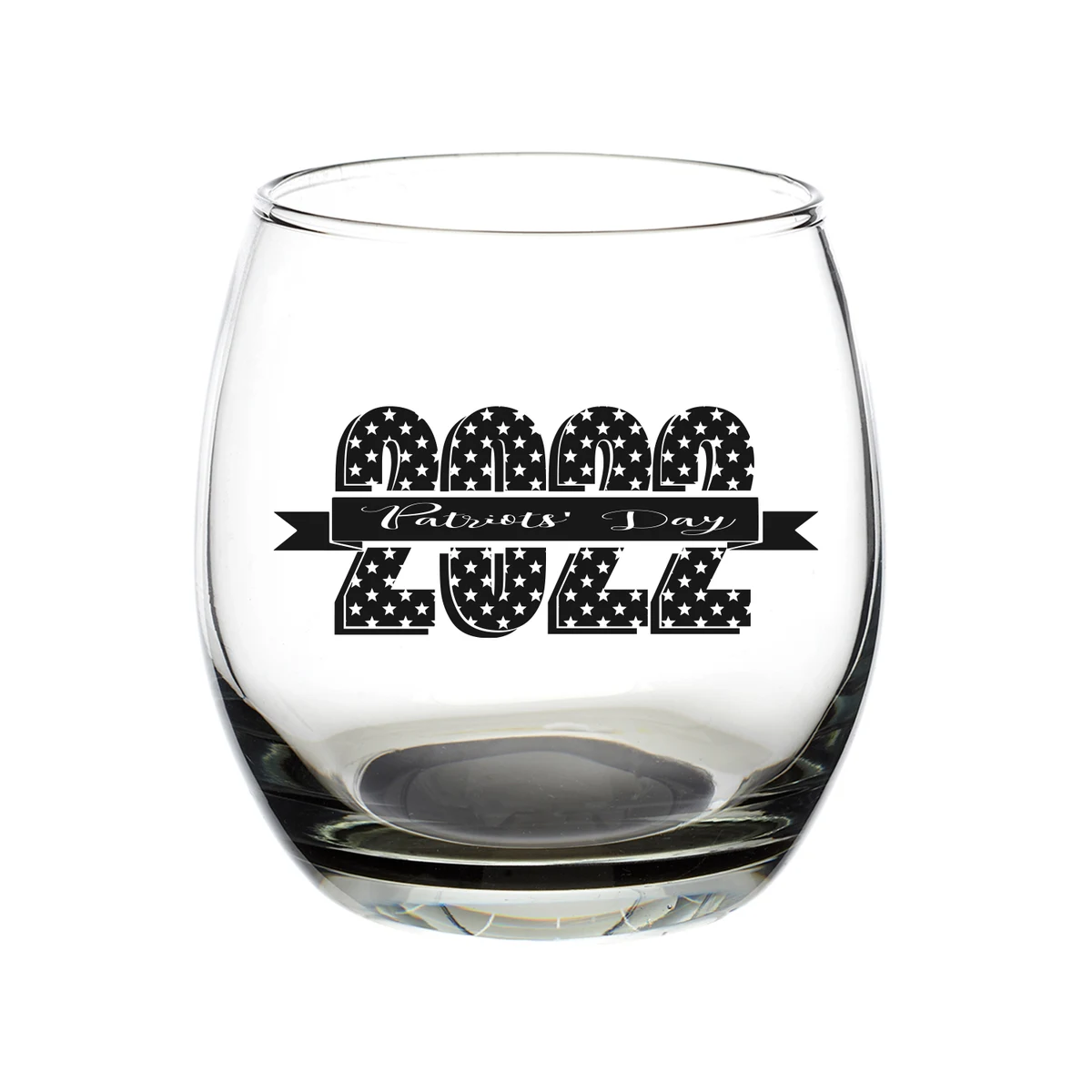 11.5 oz. Mikonos Stemless Wine Glass (1 Color Imprint) 1