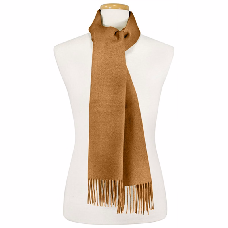 Camel 100% Alpaca Scarf