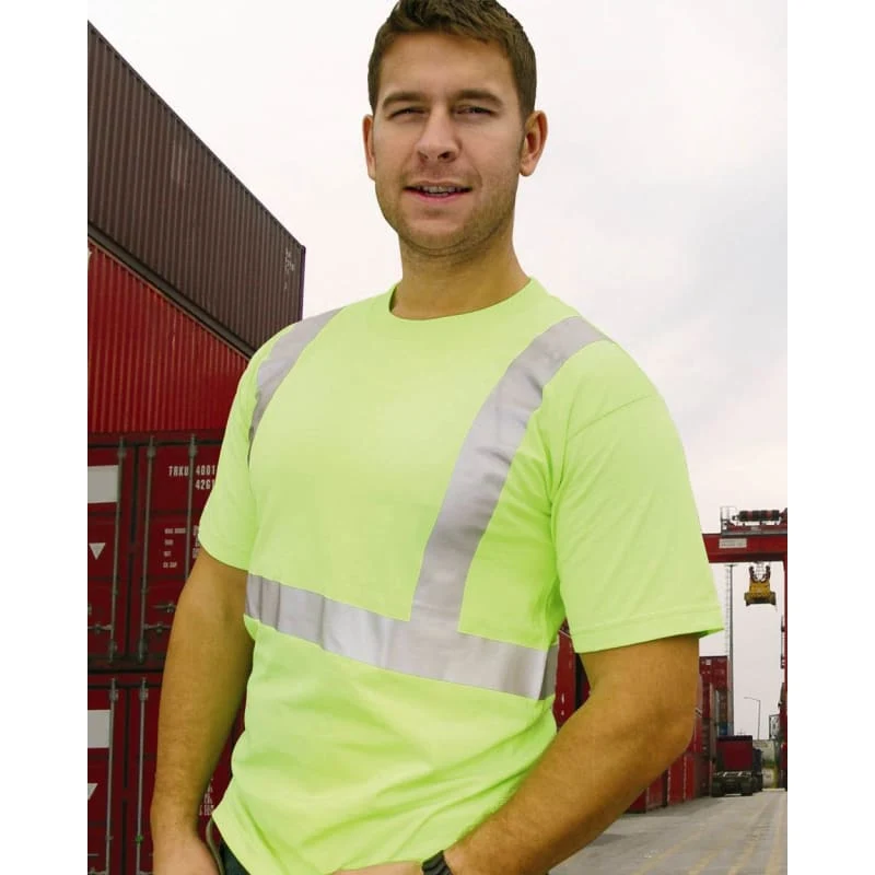 Bayside Unisex USA-Made 50/50 High Visibility T-Shirt - 3752 1