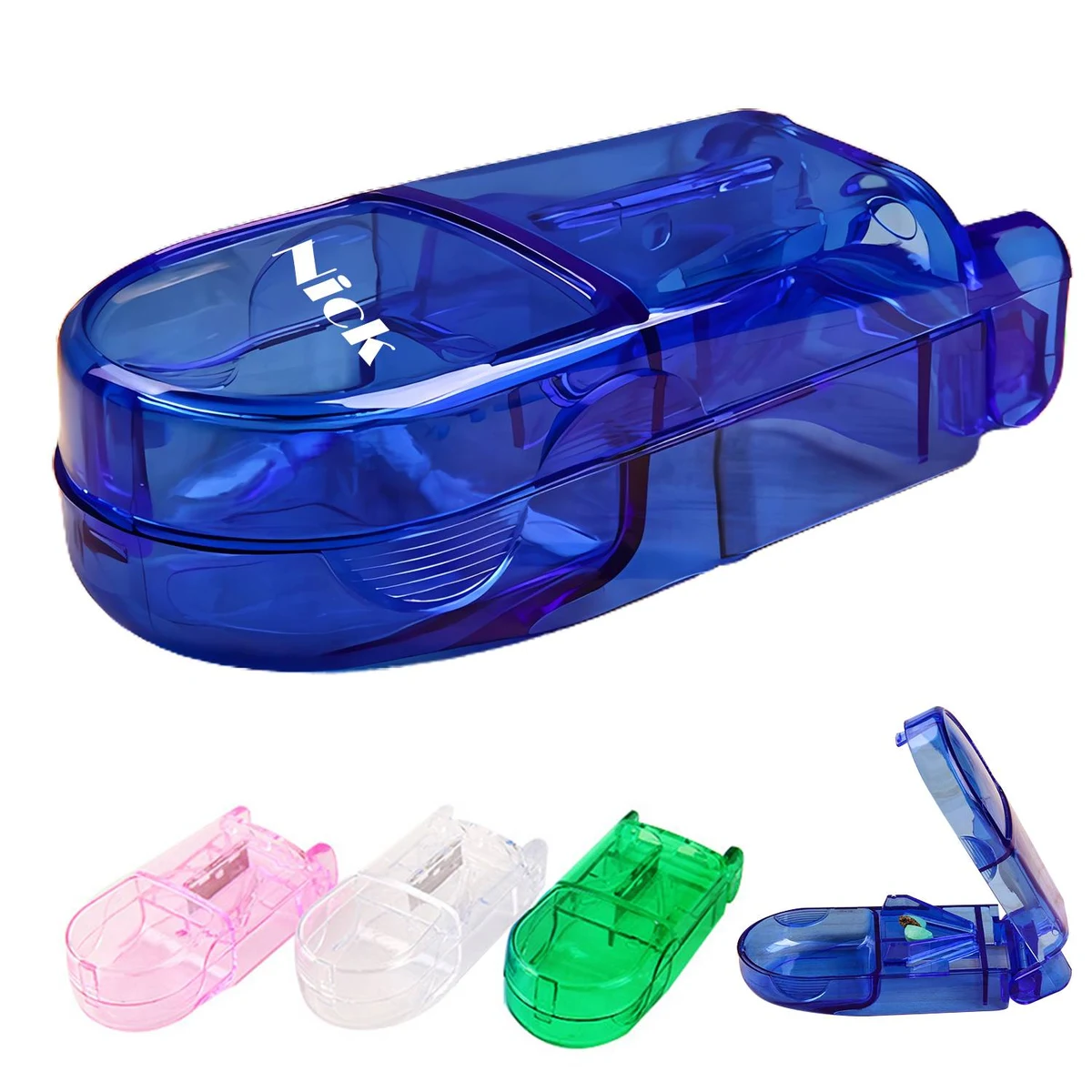 Transparent Cutting Pill Boxes for the Elderly 1
