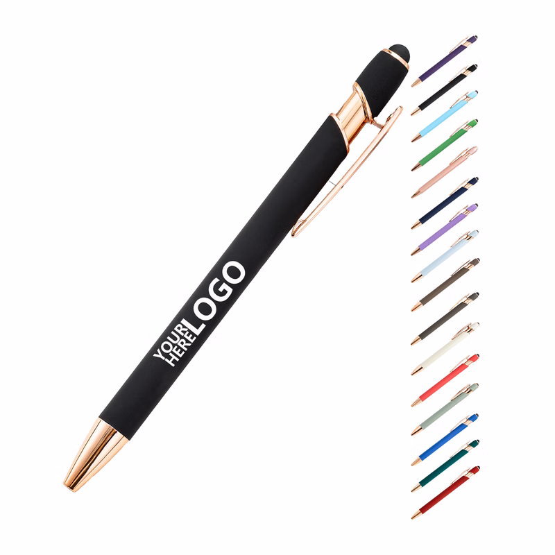Aluminum Rose Gold Touchscreen Compatible Pen