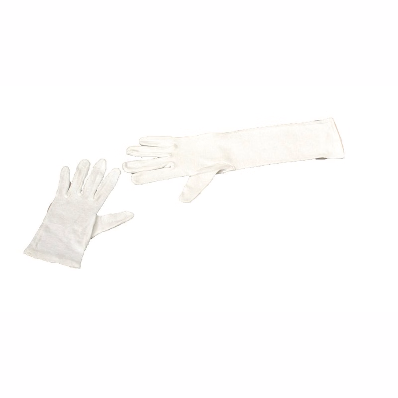Child Costume Gloves - White