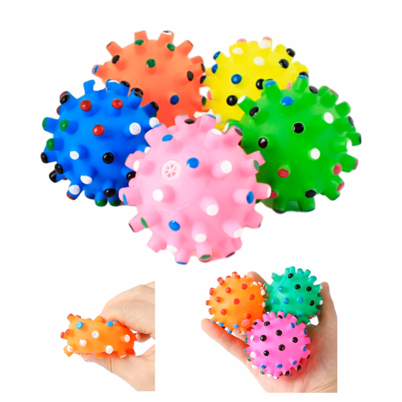 Pet Dog Vocal Teething Toy Ball 100Pcs