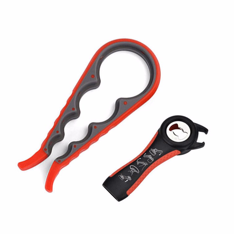 4-in-1 Multi Function Can Opener Bottle Silicone Handle