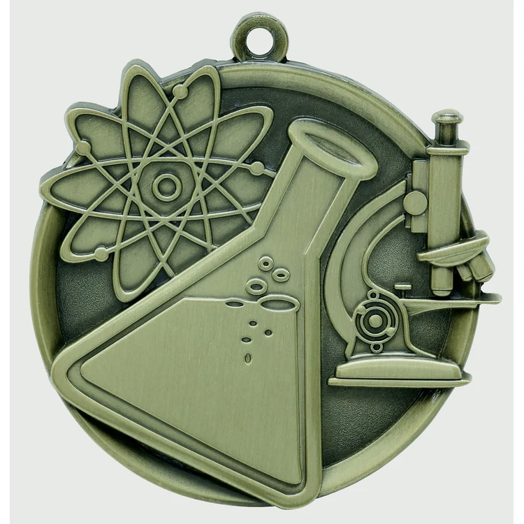 Science Mega Medal, 2-1/4" 1