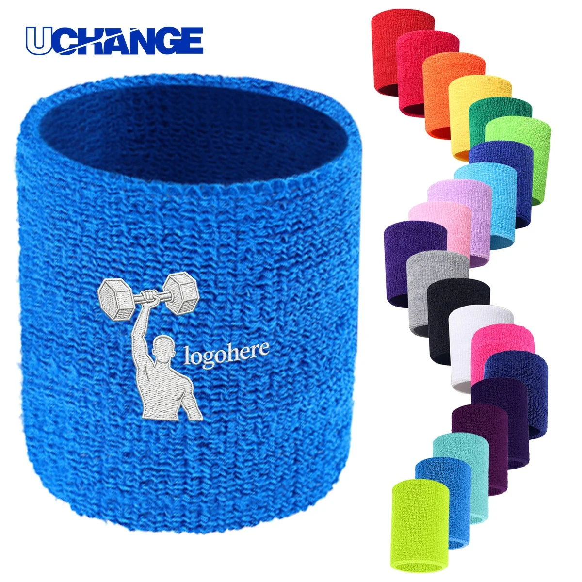 Pro Sports Embroidered Sweat Wristband 1