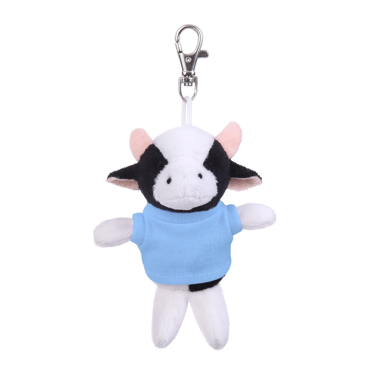 Soft Plush Cow Keychain with Tee 1