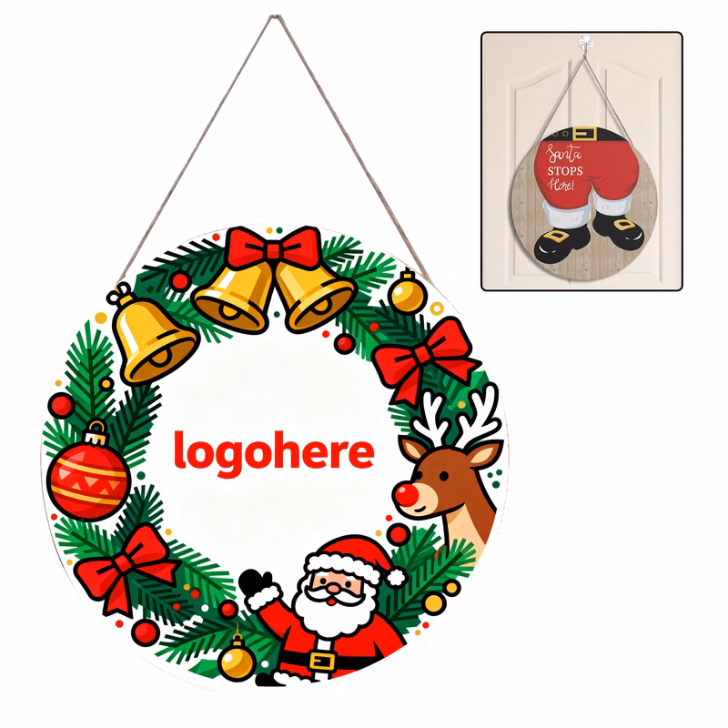 Personalized Holiday Wood Sign for Home