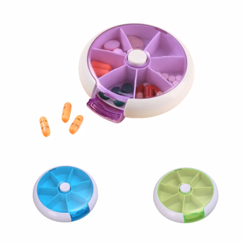 7 Compartments Pill Case