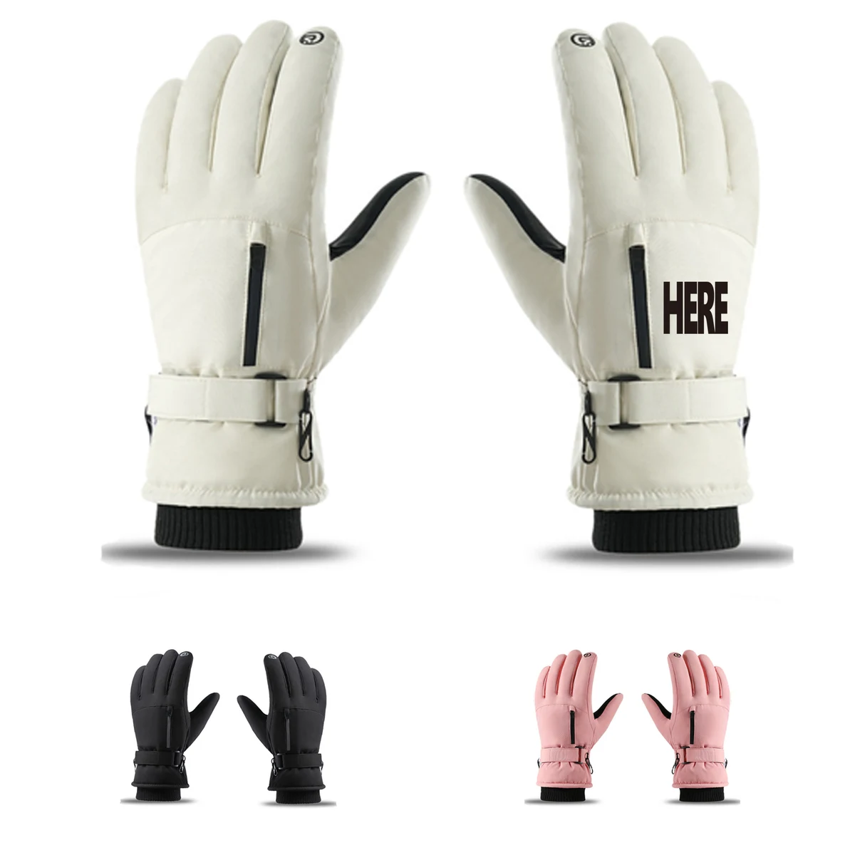 Thick Ski Screen Touch Sports Winter Golves 1