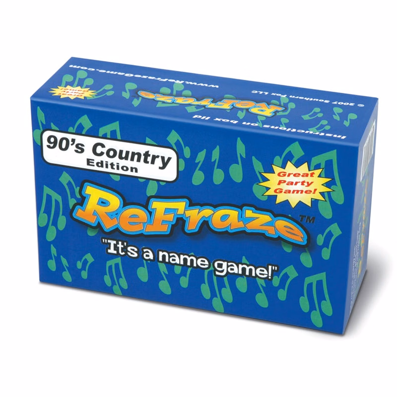 Re-Fraze 90's Country Edition - Ages 8+ 2+ Players/Teams