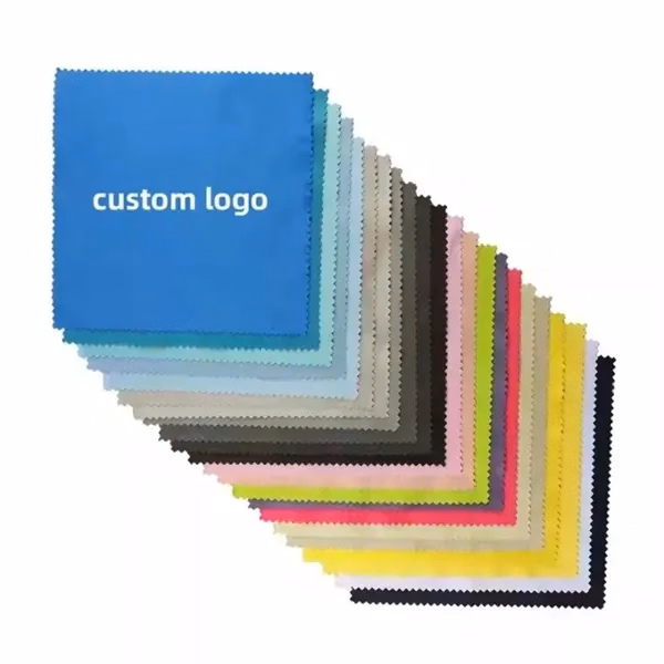 Custom 7 Inch Microfiber Cleaning Cloth with Serrated Edges — Professional Care Item
