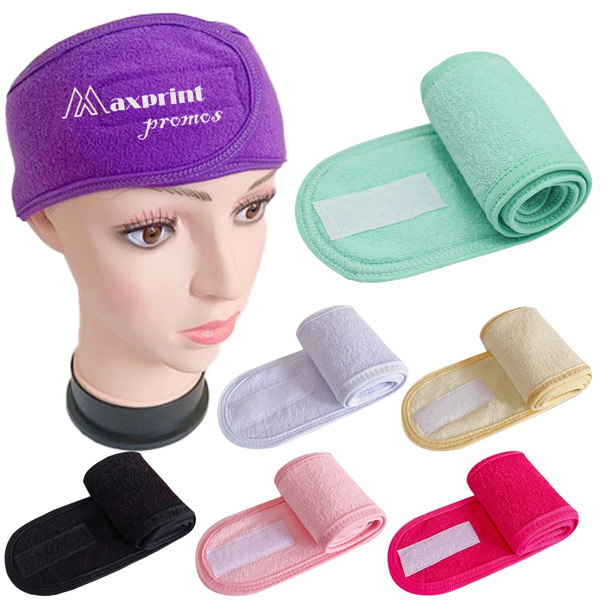 Women Facial Adjustable Spa Headband 1