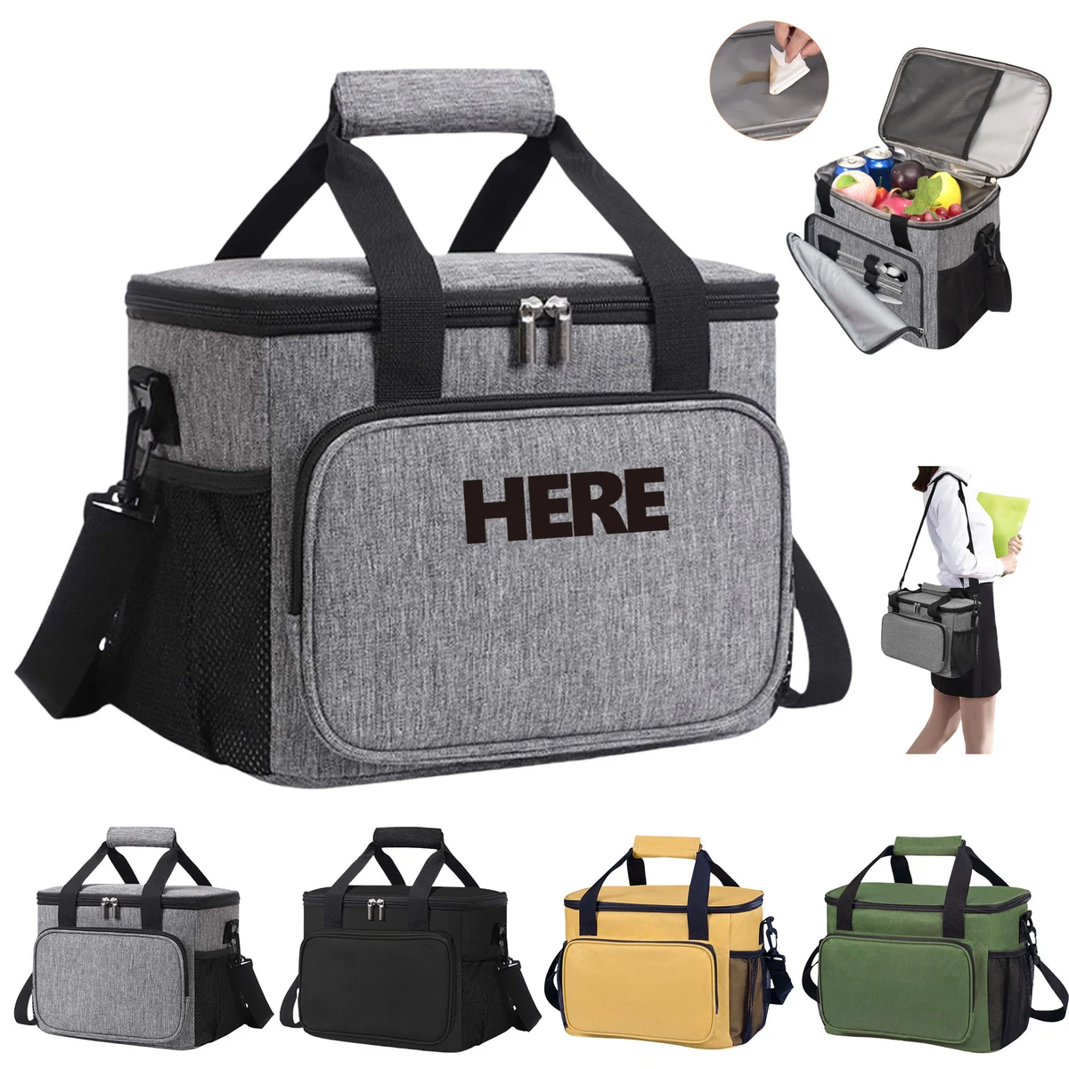 Insulated Thermal Lunch Cooler Bags Box for Women/Men 1