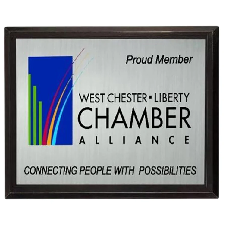 Color Rich PLATE Plaque-Black Gloss 1