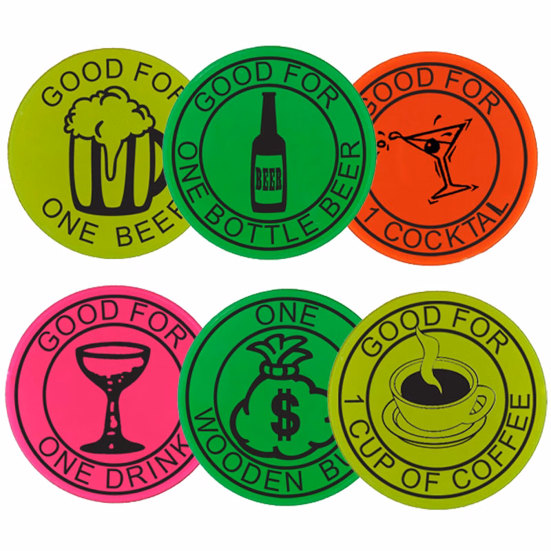Round Neon Nickel