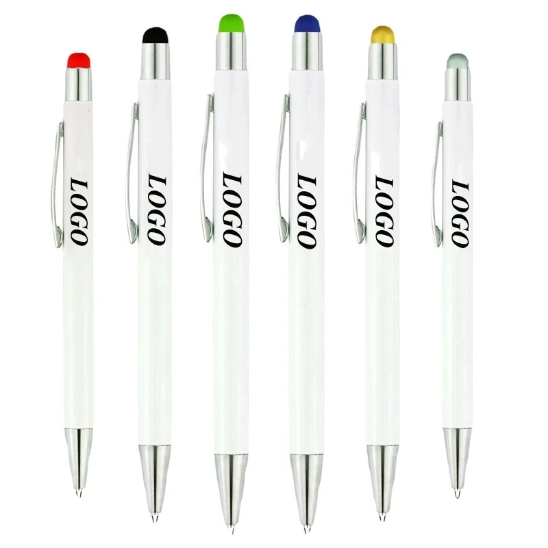 Classic White Pen with Stylus 1