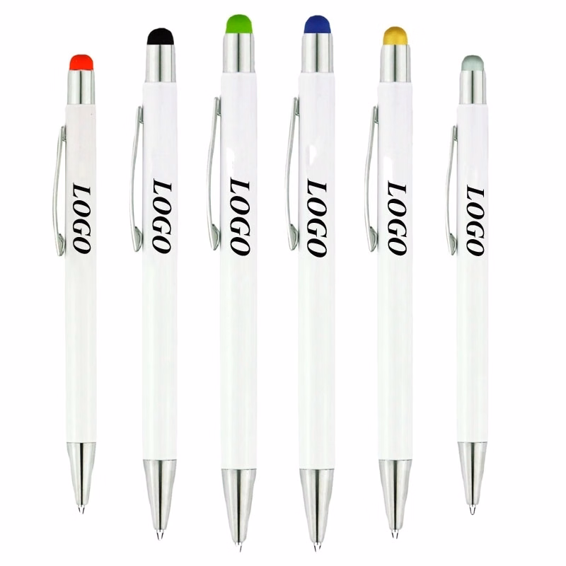 Classic White Pen with Stylus