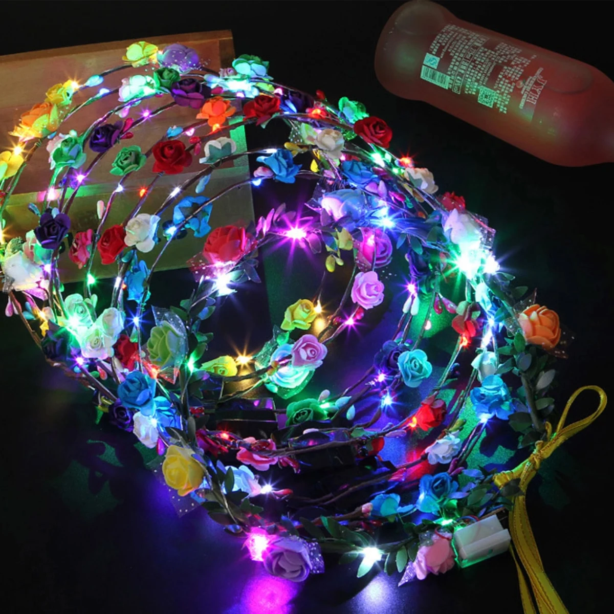 LED Flower Crown Headdress 1