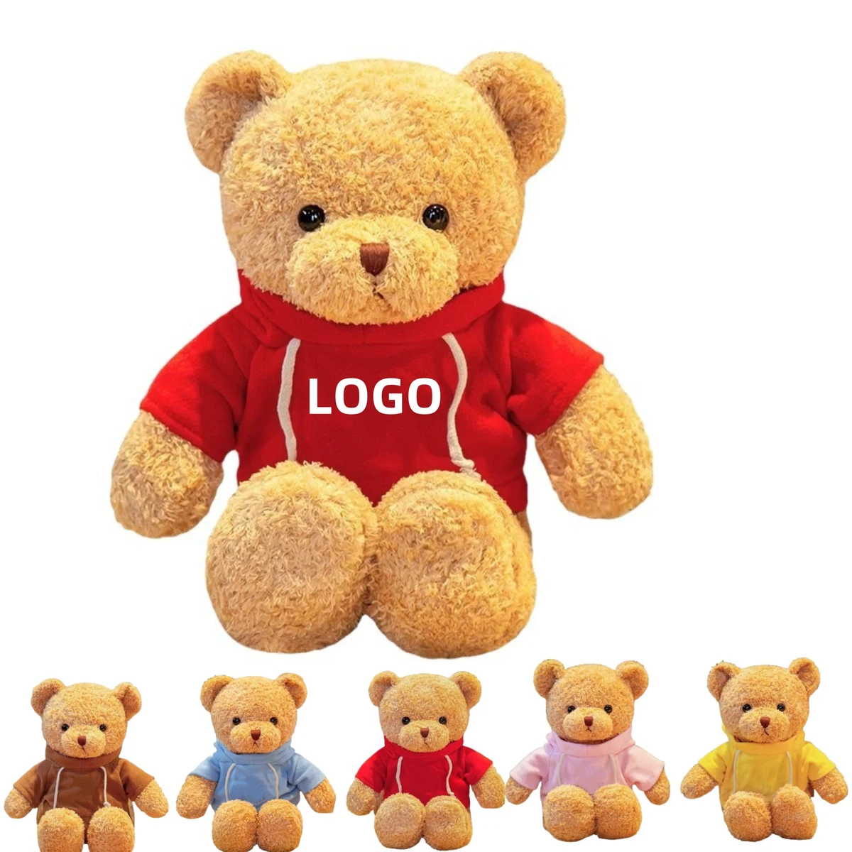 Classic Teddy Bear Plush Toys With Hoodies 1