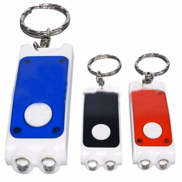 LED flashlight keychain