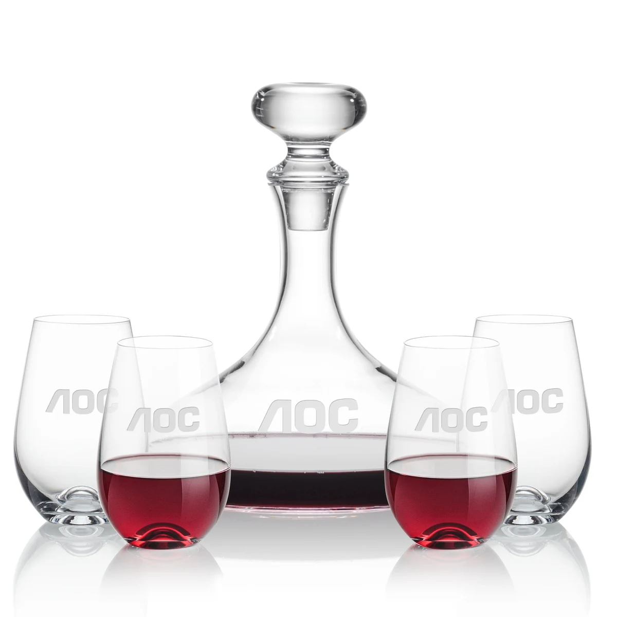 Stratford Decanter & Boston Stemless Wine 1