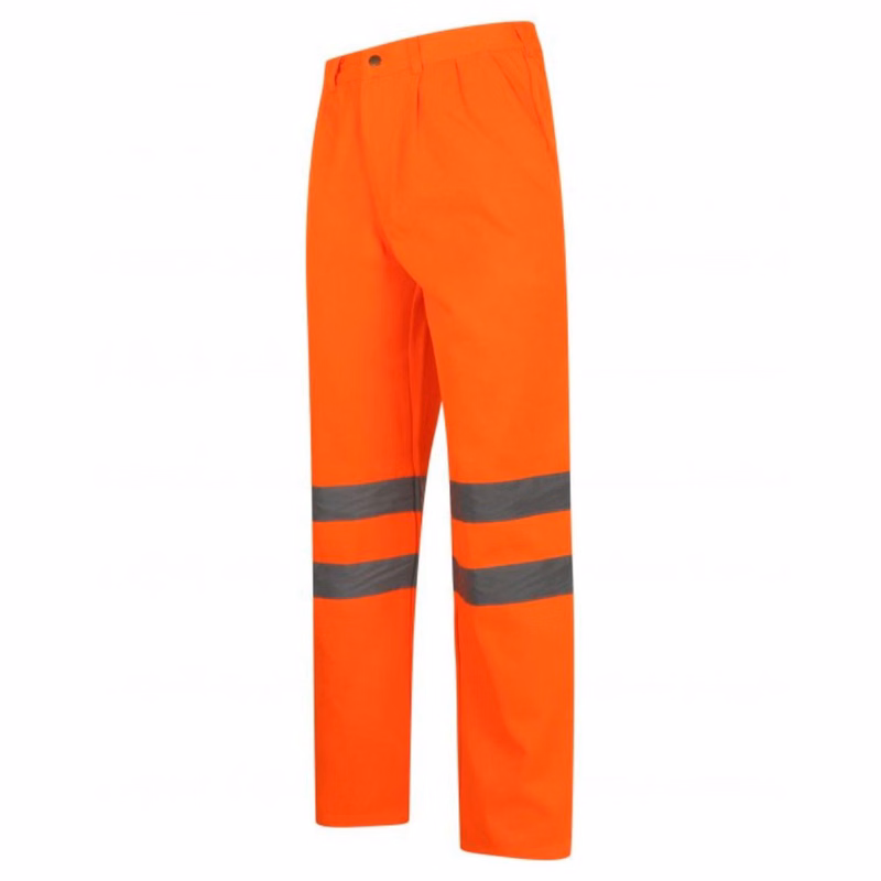 Poly-Cotton Class E Dual Reflective Tape Safety Workwear Trouser