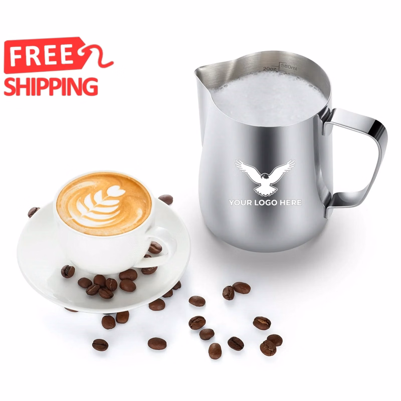Stainless Steel Latte Frothing Pitcher Art Pen