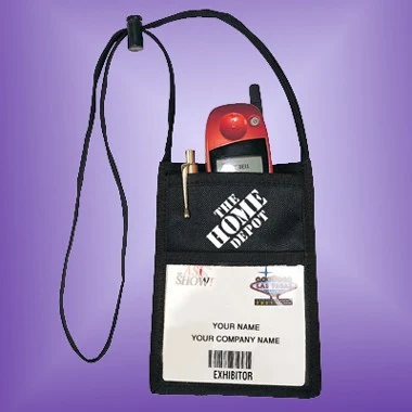NECK WALLET WITH LARGE IMPRINT AREA 1