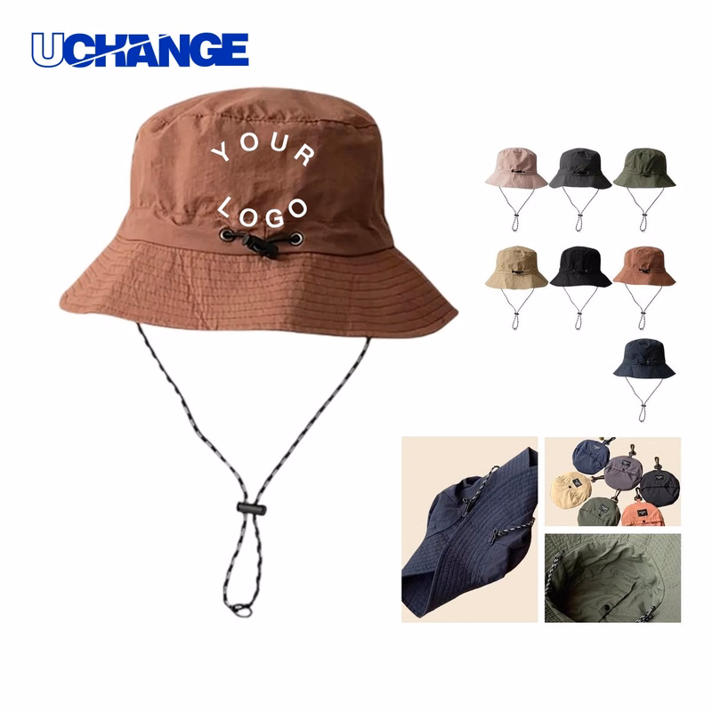 Polyester Fishermans Hat Headwear with UV Protection