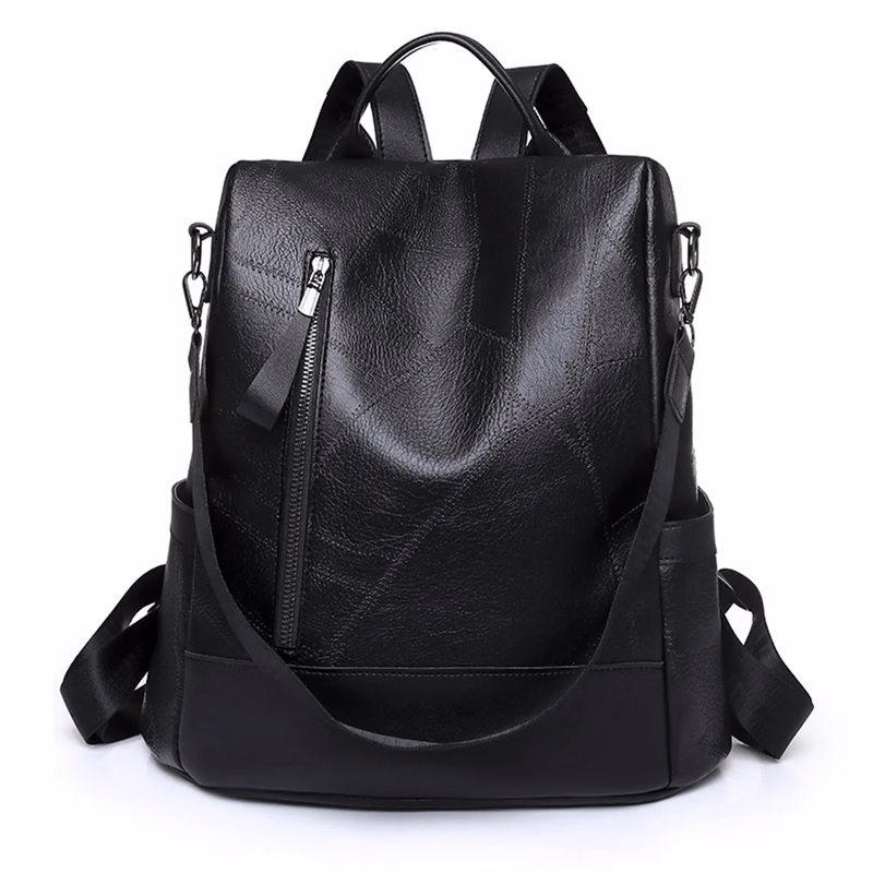 PU Leather Women Backpack Purse Anti-theft Fashion