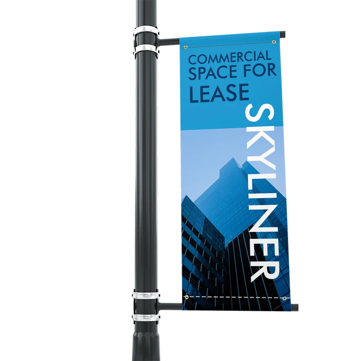 Pole Banners - (1ft x 1ft ) with Top and Bottom Pole Pocket 1