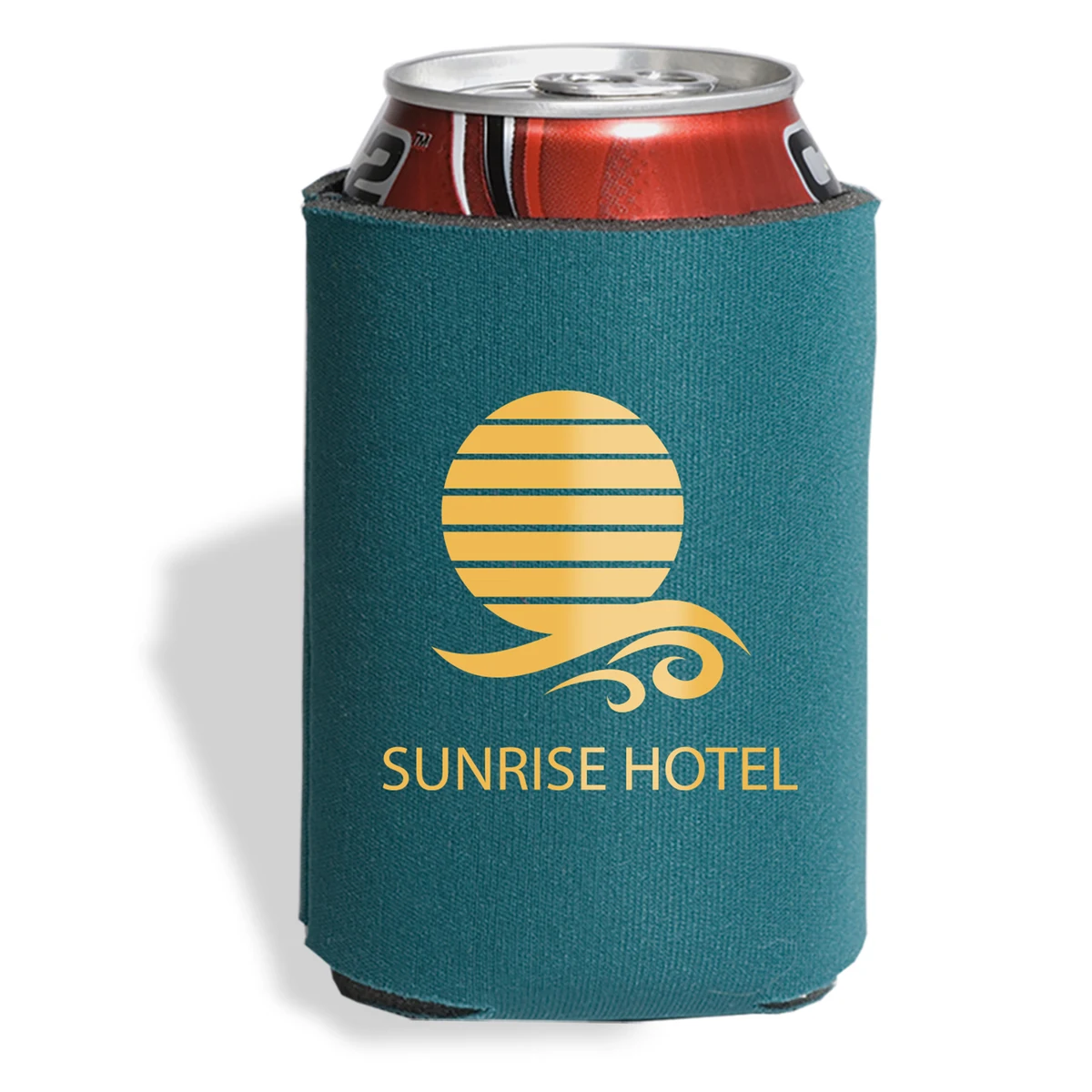 Collapsible Insulated Can Cooler Sleeve, custom koozie with logo imprint 1