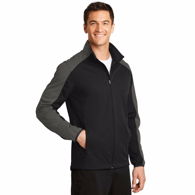 Port Authority Active Colorblock Soft Shell Jacket.