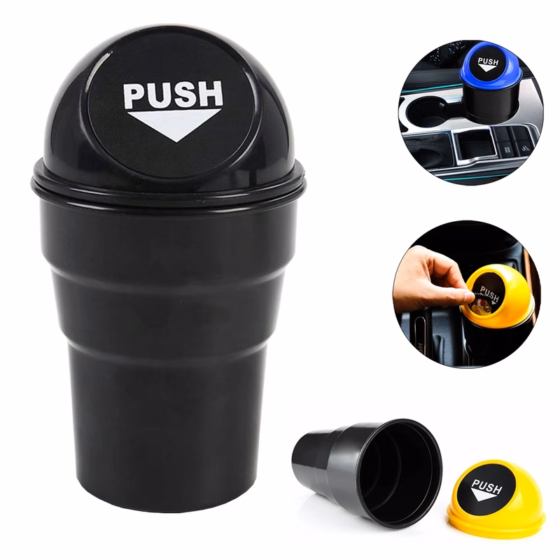 Multipurpose Trash Can For Car
