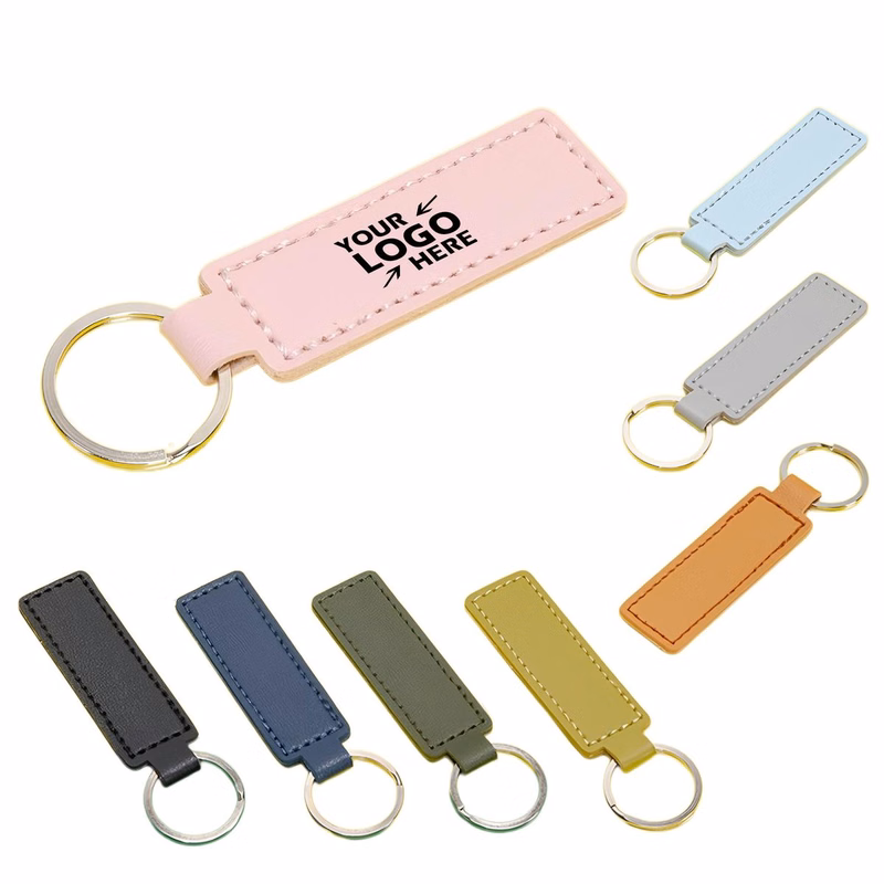 Minimalist PU Car Key Tag
